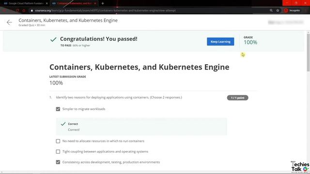 Coursera : Google Cloud Platform Fundamentals: Core Infrastructure | Complete Quiz Answers | Google