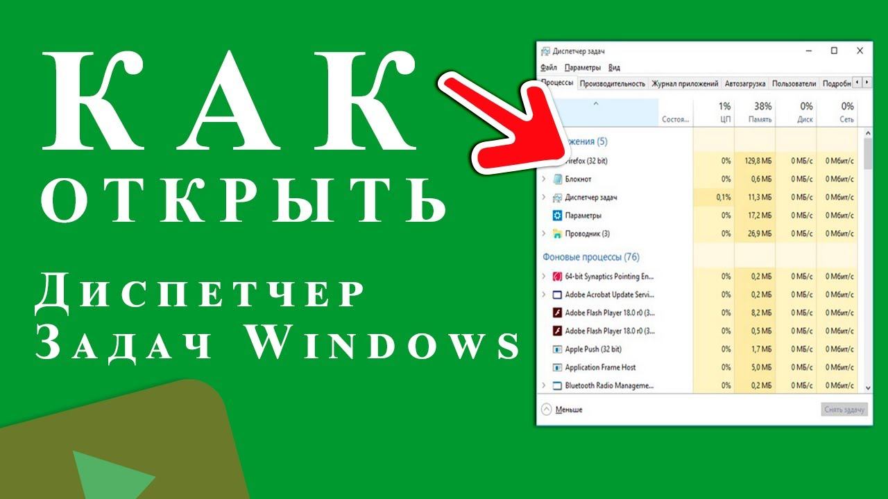 Как открыть Диспетчер задач Windows 10 - ТОП способы!