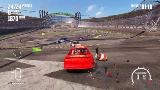 Lightning McQueen NASCAR Crashing | Wreckfest Mods