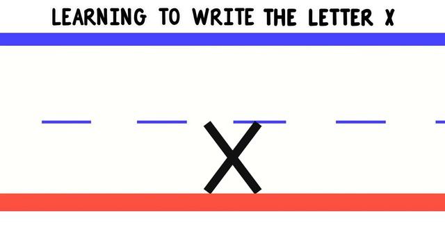 Write the Letter X