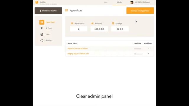 Virtsimple - The simplest virtualization panel for your dedicated servers