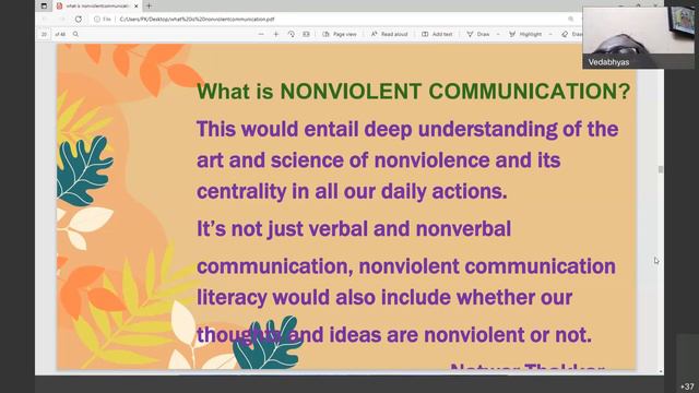 Nonviolent Communication for Afghan teachers