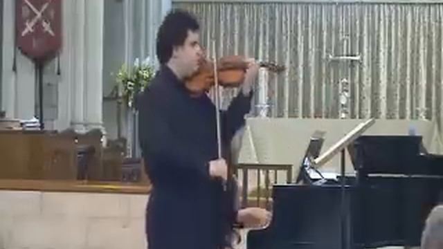 Vlad Bourceanu, Jessica Chan play RAVEL Violin and Piano Sonata (Mov. 3)