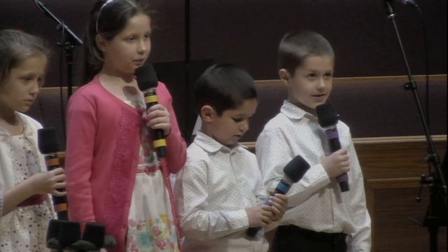 Есть на небесах чудный Божий дом - пение детей