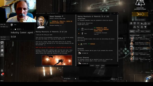 Eve online Career walk through Industry 6-10