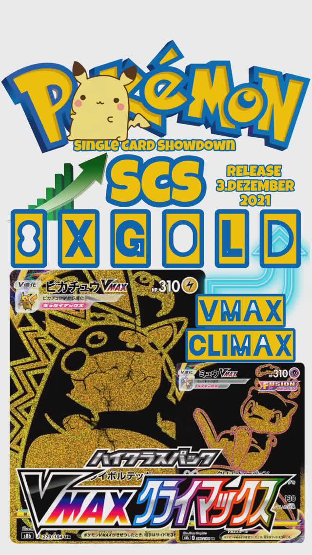 ПОКЕМОН Pokemon TCG #vmax #climax 8x #gold #fullart #blackgold #fusionsangriff #cardmarket