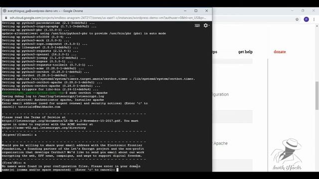 SETUP FREE SSL WITH AUTO RENEW – WORDPRESS CLICK TO DEPLOY