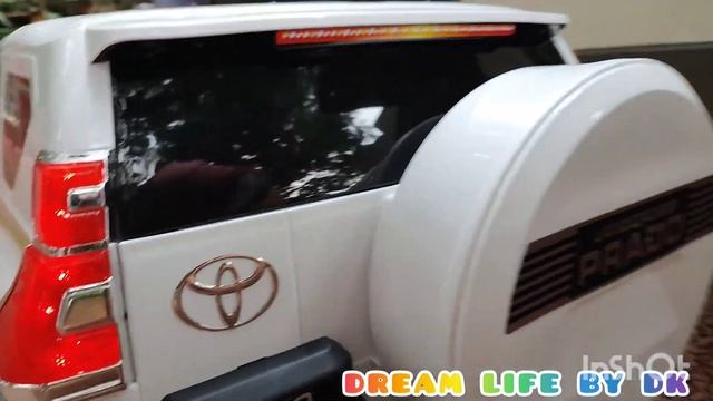 Toyota Prado electric toy car unboxing and testing #kidsvideo #testing #toys #unboxing #toyotaprado