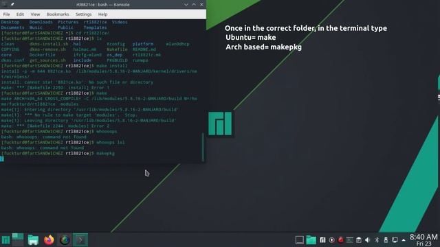 how to install rtl8821ce drivers in linux