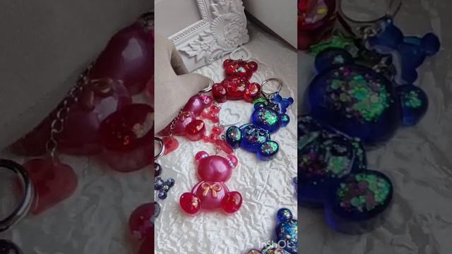 Брелоки- подвесы из эпоксидной смолы