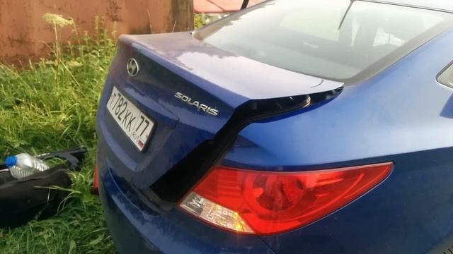 Газовые упоры багажника Hyundai Solaris 2