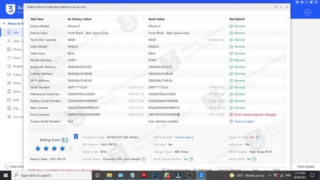 COMO SABER SE ALGUMA PEÇA DO SEU IPHONE FOI TROCADA OU CONTINA ORIGINAL? COM 3UTOOLS EM 2021