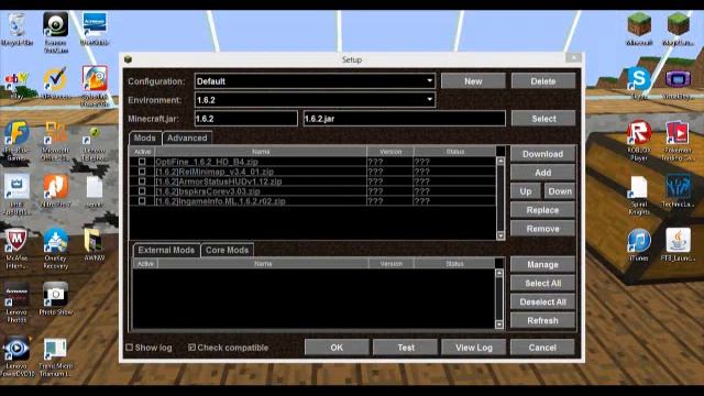 Magic Launcher + Optifine + Other Mods - Minecraft 1.6.2 - Windows Download Tutorial
