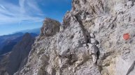 Via ferrata Sass Rigais 2017 GoPro 3025m Klettersteig