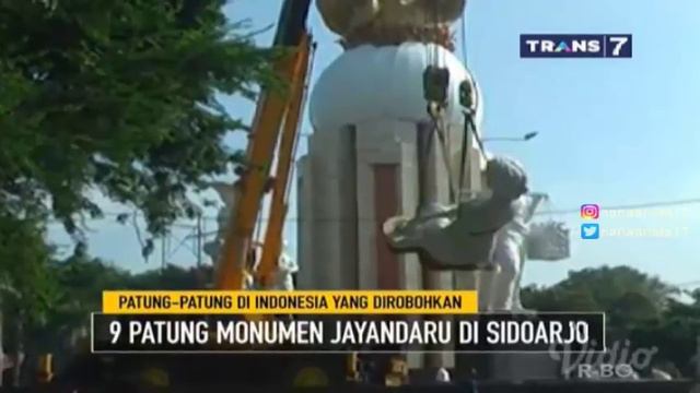 Patung-Patung Di Indonesia Yang Dirobohkan On The Spot Trans 7 Terbaru 14 Agustus 2017