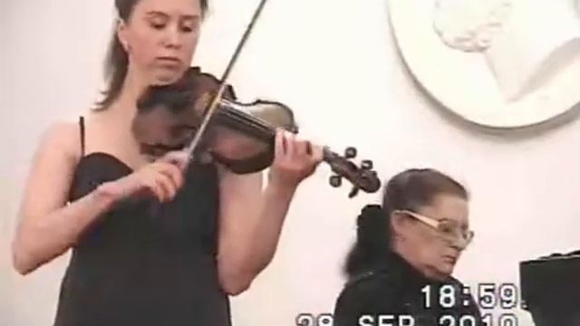 Maurice Ravel. Tzigane. Daria Ziatdinova, violin