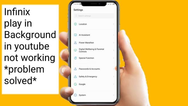 youtube play in background not working in Infinix mobile//infinix me background music kaise sune!!