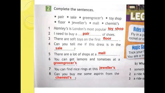 SPOTLIGHT 5 WORKBOOK-page 65 Module 9a_Going shopping_WASWERE