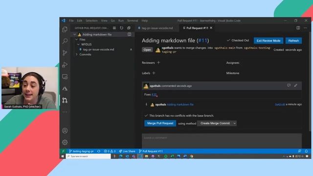 Tagging Issues and PRs in the GitHub extension for VS Code