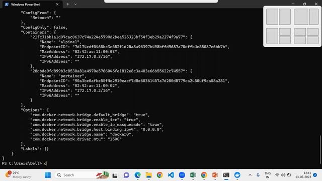 Docker Networking - attach