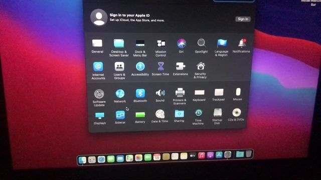 Mac OS Big Sur on Macbook Pro 13'  Late 2011 test