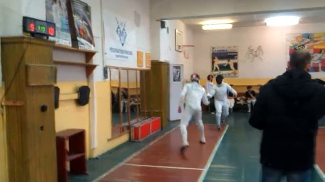 первенство днепропетровской области по фехтованию 1\4  2 трехминутка