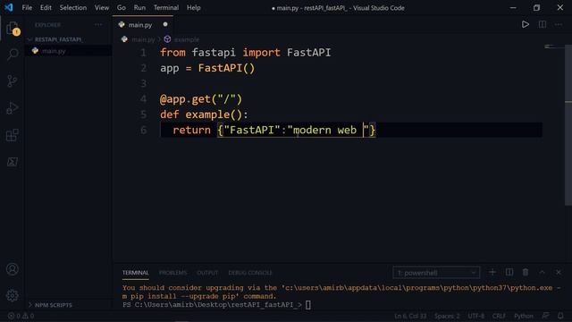 FASTAPI [ Python Framework ] : REST API The Fast Way !