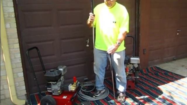 Specially Modified Pressure Washer Used in Awning Cleaning Dallas Fort Worth DFW TX 817-577-9454