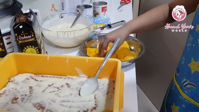Yumi's Mango Graham Float - Easy Recipe for Kids