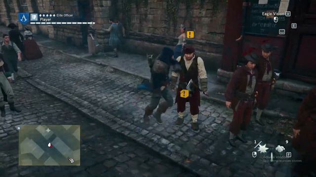 Arno fearless outfit guillotine gun combat # ASSASSIN'S CREED UNITY