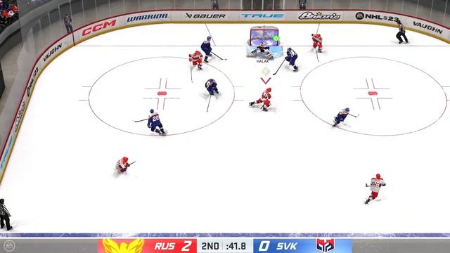 NHL 23  ЧМ ПО ХОККЕЮ 2023 ЗА СБОРНУЮ РОССИИ  СЛОВАКИЯ - РОССИЯ  7 ТУР