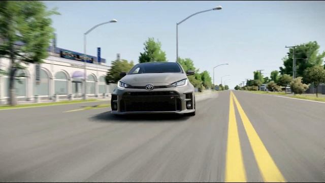Выжимаю все соки из Toyota Yaris GR BeamNG drive