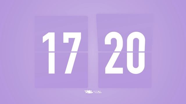 35 Min Countdown Flip Clock Timer / Simple Beeps ? ?