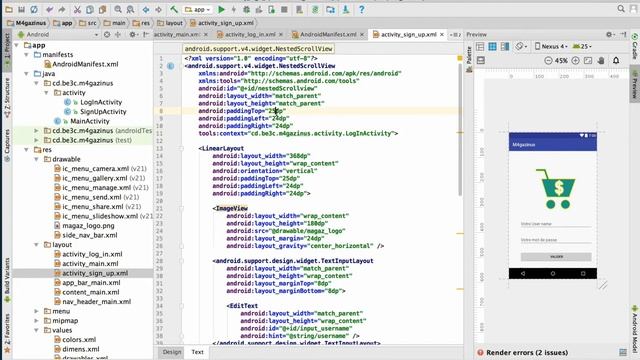 CodeLabs1 Part 1 SignUp with SQLite Database   Episode1