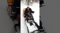Бурлак экспедитор толкач в тайге, угол толкача30-35 градусов.