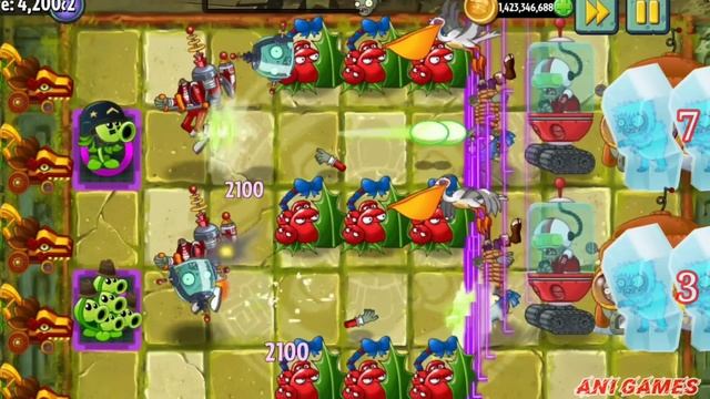 MEGA GATLING PEA Vs PEA POD - Who Will Win? - PvZ 2 V10.4.1 Plant Vs Plant