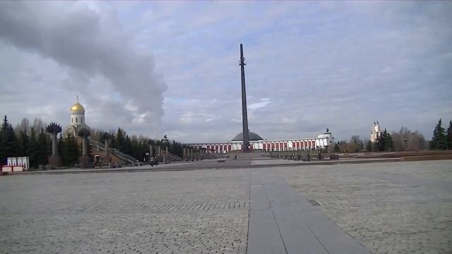 Moscow - Триумфальная арка на Кутузовском проспекте. Памятник Бородинской битвы