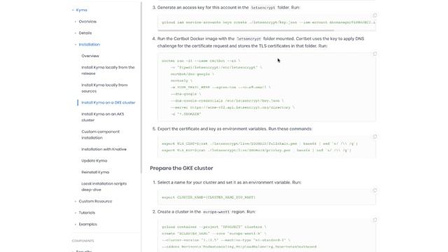 Kyma installation on Google Kubernetes Engine - Demo