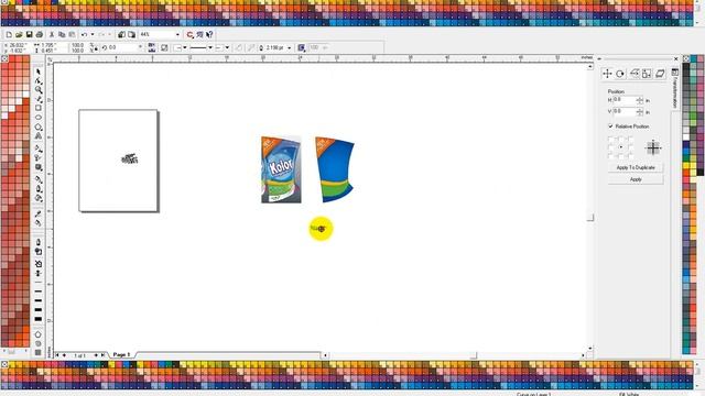 Corel Draw Tutorial | Detergent Powder Pack 3D packaging in Urdu / Hindi