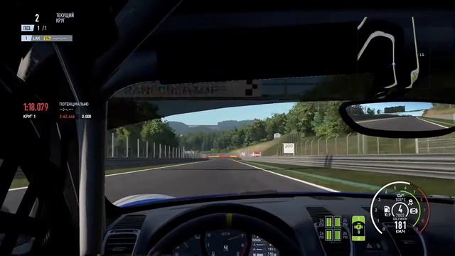 Тестовый круг в Project CARS 2 на геймпаде!