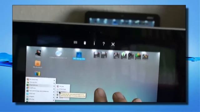 VNC. UT2. Tablet controla Netbook con Linex.