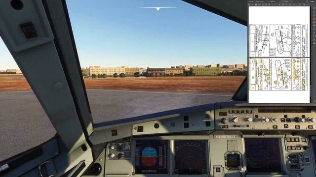 MSFS2020 - A320NX. Ташкент - Дубай. Взлет.