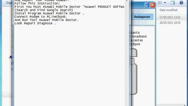 Repair USB MODEM