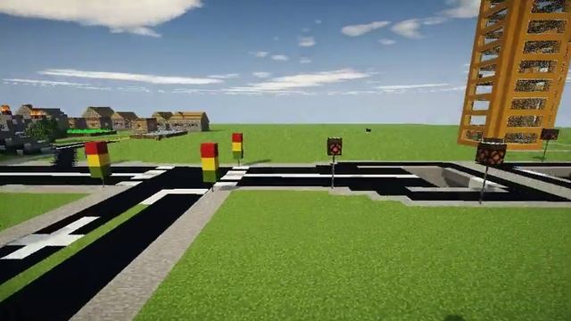 Город в Minecraft #20-Пожарная часть+Загородные дома с Шейдерами