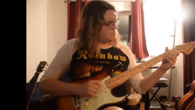 C Minor Backing Track  with Mexican Fender Stratocaster HSS