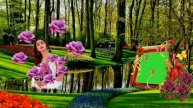 HD Green screen video & Photoshop wedding frame template Effects Video cool album footage free (202
