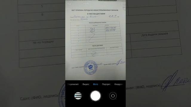 ЛК РЦА. Как вернуть заказ обратно