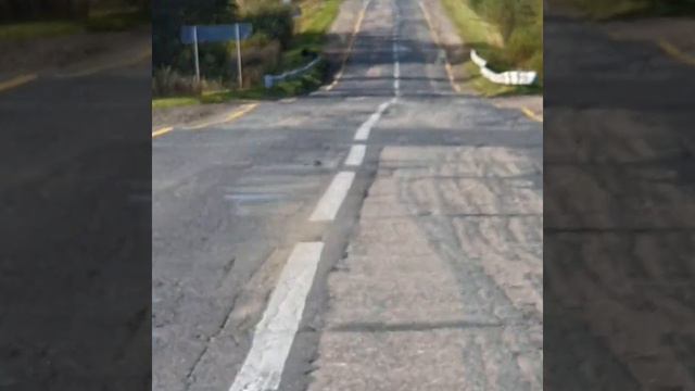 Дорога после бомбежки в Тверской, Ярославской и Вологодской областях
