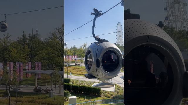 Прогулка на ВДНХ. Канатная дорога