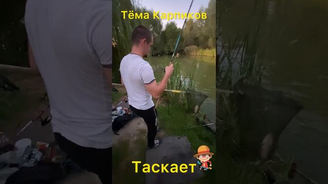 Тёма Карпиков Таскает👍Персик Щучку Охраняет👋